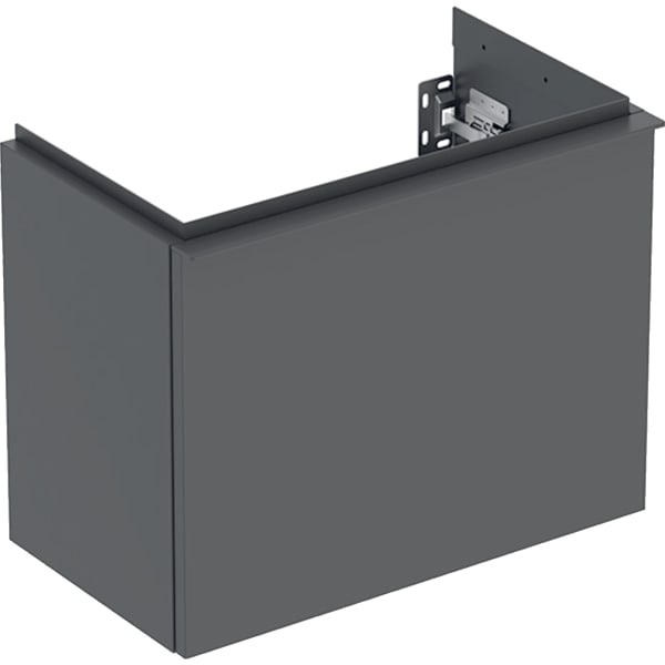 GEBERIT iCon Unterschrank für Handwaschbecken, mit einer Schublade #502.302.JK.1 - Korpus und Front: lava / lackiert matt Griff: lava / pulverbeschichtet matt
