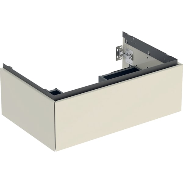 GEBERIT ONE Unterschrank für Waschtisch, mit einer Schublade #505.072.00.4 - sandgrau / lackiert hochglänzend