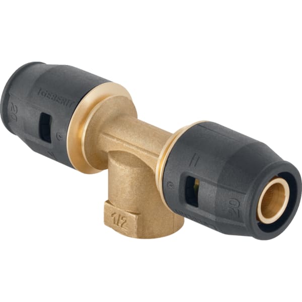 GEBERIT PushFit T-Stück mit Innengewinde #651.361.00.1
