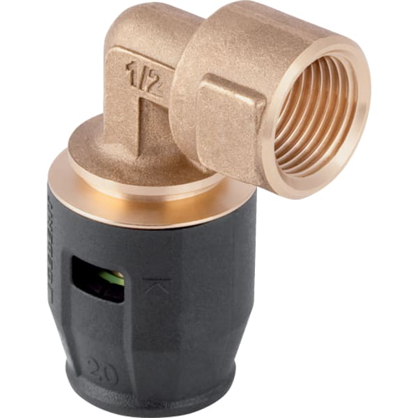 GEBERIT PushFit Übergangsbogen 90° mit Innengewinde #651.251.00.1