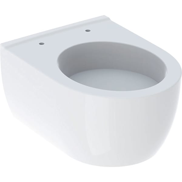 GEBERIT iCon Wand-WC Tiefspüler, verkürzte Ausladung, geschlossenes Keramikdesign #204030000 - weiß