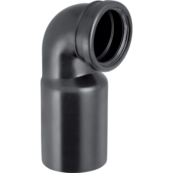 GEBERIT PE Anschlussbogen 90° für Wand-WC, mit Erweiterung #367.792.16.1