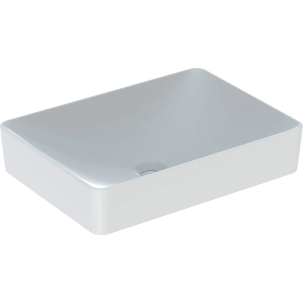 GEBERIT VariForm Aufsatzwaschtisch rechteckig #500.779.00.2 - weiß / KeraTect