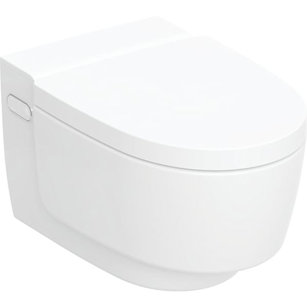 GEBERIT AquaClean Mera Classic WC-Komplettanlage Wand-WC #146.200.11.1 - WC-Keramik: weiß / KeraTect Designabdeckung: weiß