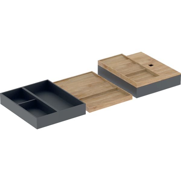 GEBERIT Set Schubladeneinsätze für obere Schublade, Breite 90 cm 502.351.00.1
