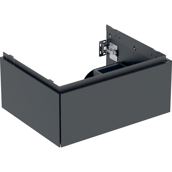 GEBERIT ONE Unterschrank für Waschtisch, mit einer Schublade #505.071.00.8 - schwarz / lackiert matt