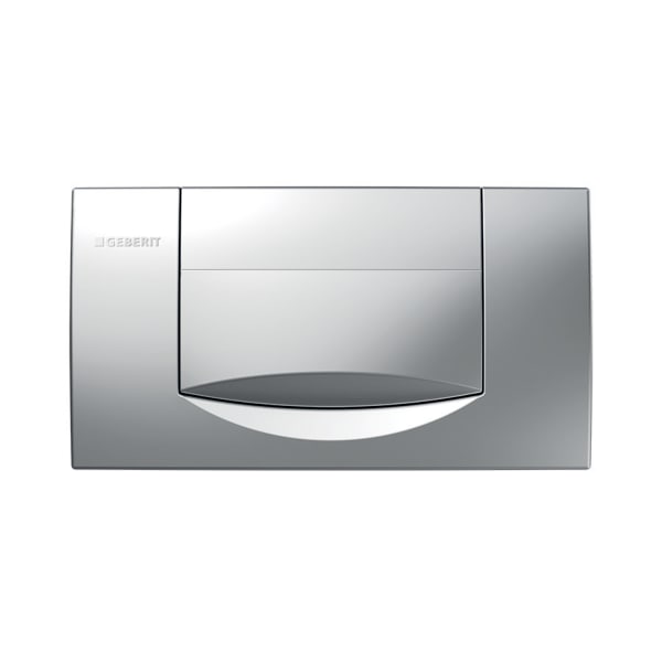 GEBERIT 200F Betätigungsplatte für Spül-Stopp-Spülung #115.222.46.1 - chrom / matt