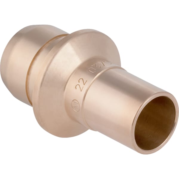 GEBERIT Mapress Übergang auf Verteiler mit Steckanschluss, Einschubende #653.455.00.1