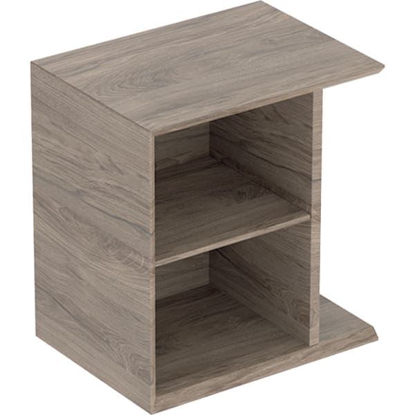 GEBERIT iCon Seitenelement #502.325.JR.1 - Nussbaum hickory / Melamin Holzstruktur