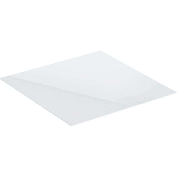 GEBERIT ONE Abdeckung für Seitenschrank und Seitenelement, Glas #505.082.00.1 - weiß / Glas