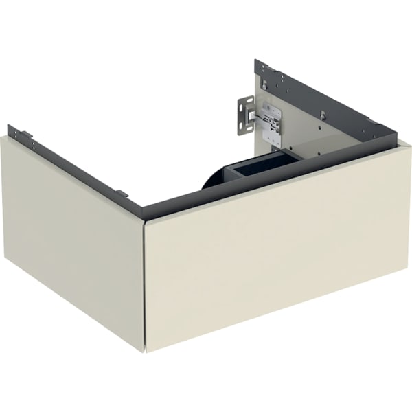 GEBERIT ONE Unterschrank für Waschtisch, mit einer Schublade #505.071.00.4 - sandgrau / lackiert hochglänzend