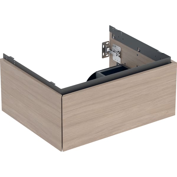 GEBERIT ONE Unterschrank für Waschtisch, mit einer Schublade #505.071.00.5 - Eiche / Melamin Holzstruktur