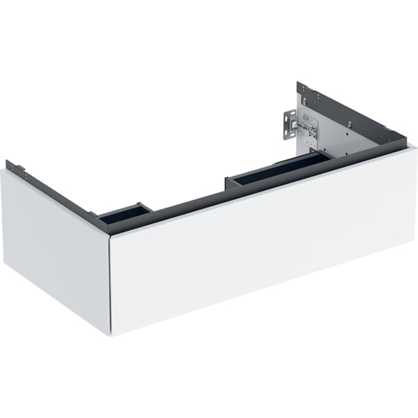 GEBERIT ONE Unterschrank für Waschtisch, mit einer Schublade #505.073.00.1 - weiß / lackiert hochglänzend