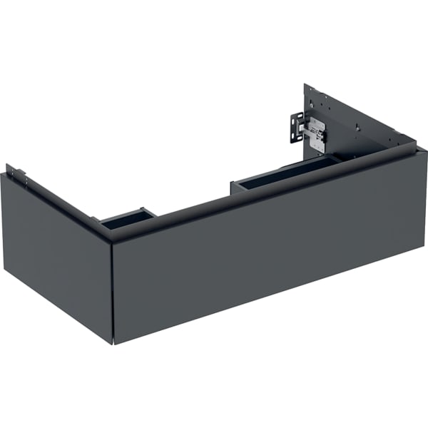 GEBERIT ONE Unterschrank für Waschtisch, mit einer Schublade #505.073.00.8 - schwarz / lackiert matt