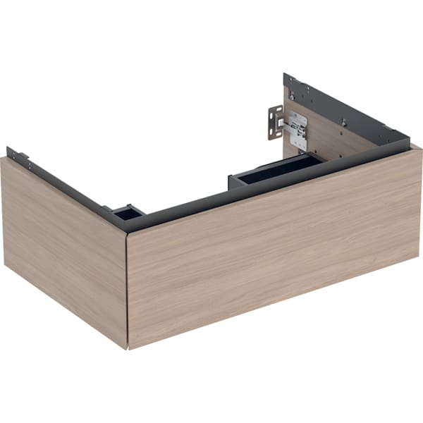 GEBERIT ONE Unterschrank für Waschtisch, mit einer Schublade #505.072.00.5 - Eiche / Melamin Holzstruktur