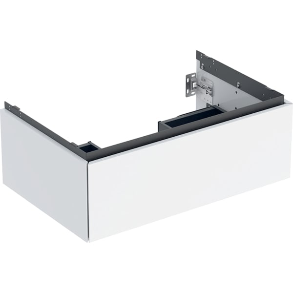 GEBERIT ONE Unterschrank für Waschtisch, mit einer Schublade #505.072.00.1 - weiß / lackiert hochglänzend
