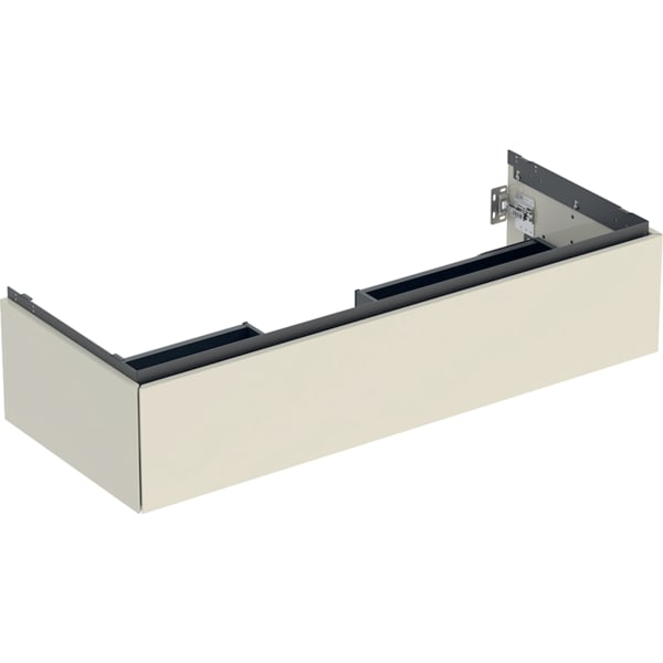 GEBERIT ONE Unterschrank für Waschtisch, mit einer Schublade #505.075.00.4 - sandgrau / lackiert hochglänzend