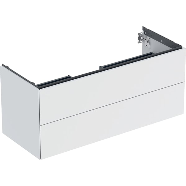 GEBERIT ONE Unterschrank für Waschtisch, mit zwei Schubladen #505.265.00.2 - weiß / lackiert matt