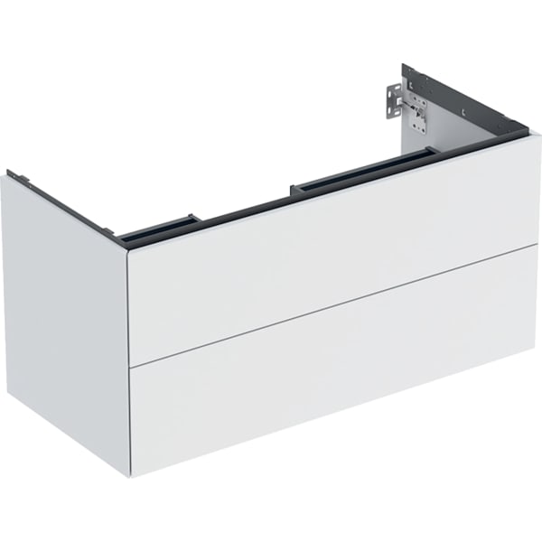 GEBERIT ONE Unterschrank für Waschtisch, mit zwei Schubladen #505.264.00.2 - weiß / lackiert matt