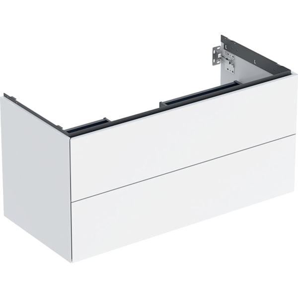 GEBERIT ONE Unterschrank für Waschtisch, mit zwei Schubladen #505.264.00.1 - weiß / lackiert hochglänzend