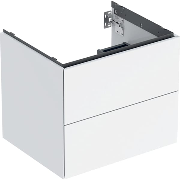 GEBERIT ONE Unterschrank für Waschtisch, mit zwei Schubladen #505.261.00.1 - weiß / lackiert hochglänzend