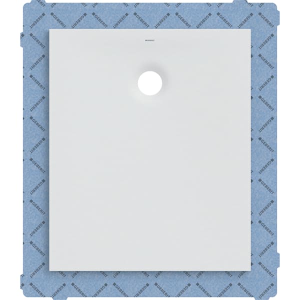 GEBERIT Olona Rechteckduschwanne mit Dichtvlies #550.905.00.1 - weiß / matt