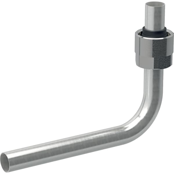 GEBERIT Metallrohr-Passbogen 90° mit Anschlussverschraubung für Eurokonus #611.601.22.3