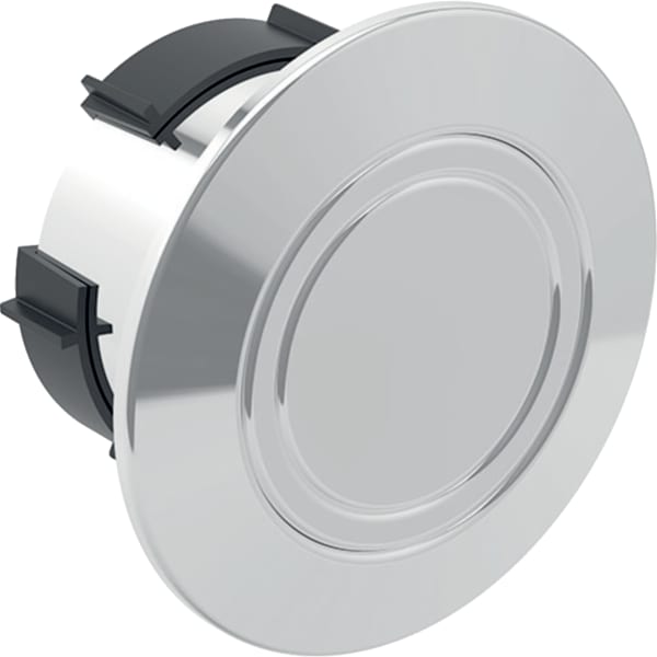 GEBERIT Blindrosette KOAX G 2", mit Zylinder und Aufnahme #610.024.21.3 - chrom / glänzend
