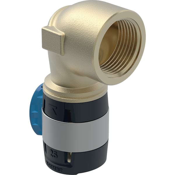 GEBERIT FlowFit Übergangsbogen 90° mit Innengewinde #620.540.00.1