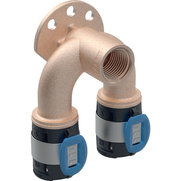GEBERIT FlowFit Doppelanschlusswinkel 90° #620.831.00.1