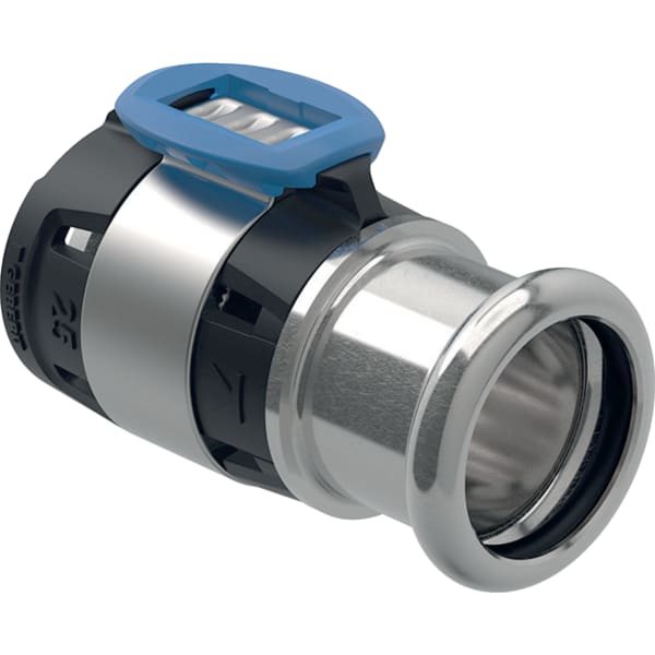 GEBERIT FlowFit Übergang auf Geberit Mapress, mit Pressmuffe, Edelstahl #620.329.00.1