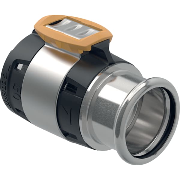 GEBERIT FlowFit Übergang auf Geberit Mapress, mit Pressmuffe, Edelstahl #620.338.00.1