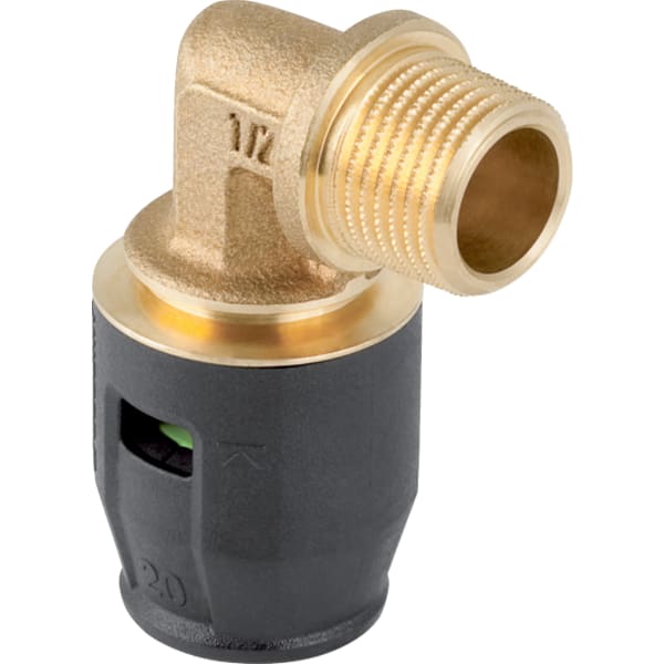 GEBERIT PushFit Übergangswinkel 90° mit Außengewinde #652.263.00.1