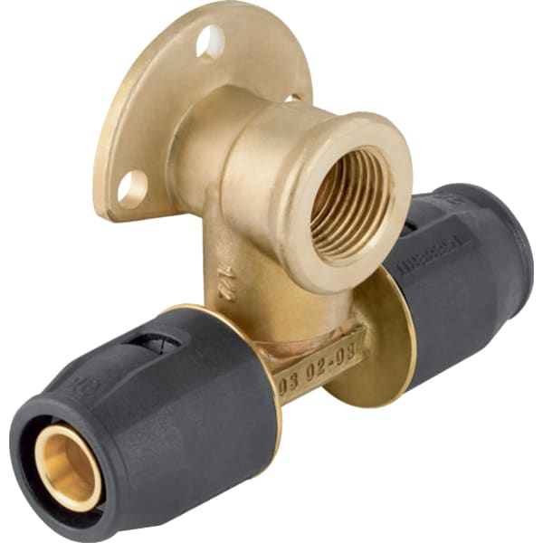 GEBERIT PushFit T-Anschlusswinkel 90° abgesetzt #651.293.00.1