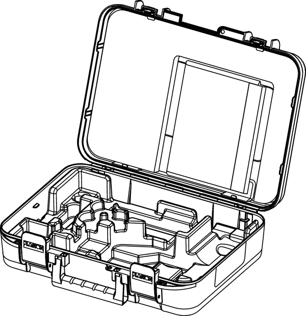 TECE TECE-Ersatzteil Werkzeugkoffer leer für RazFaz kompakt Geräte #720236