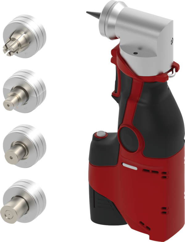 TECE TECEflex RazFaz kompakt Akkuaufweitwerkzeug inkl. Aufweitköpfe Dim. 16-32 im Koffer #720240