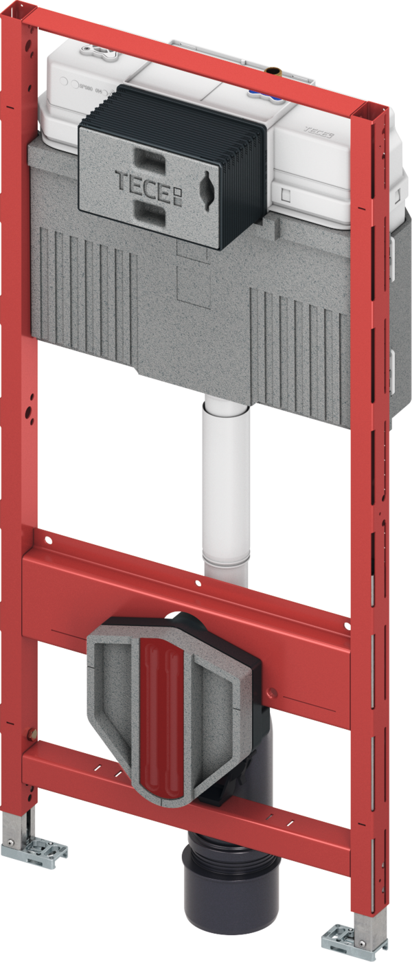 TECE TECEprofil WC-Modul mit Uni-Spülkasten, mit integrierter Hygienespülfunktion Kaltwasser, Bauhöhe 1120 mm #9300105