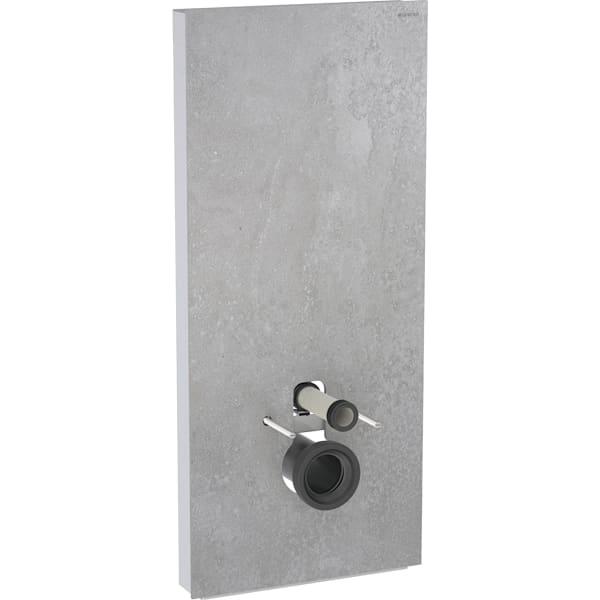 GEBERIT Monolith Plus Sanitärmodul für Wand-WC, 114 cm, Frontverkleidung aus Steinzeug #131.231.JV.7 - Frontverkleidung: Steinzeug Betonoptik Seitenverkleidung: Aluminium