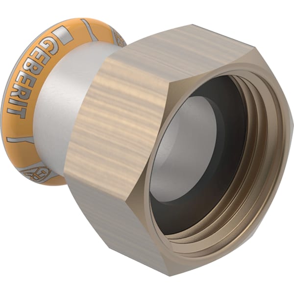 GEBERIT Mapress Therm Übergang mit Überwurfmutter #45040