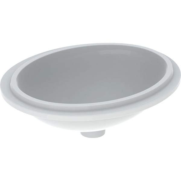 GEBERIT VariForm Unterbauwaschtisch oval #500.751.01.2 - weiß / Unterseite: glasiert