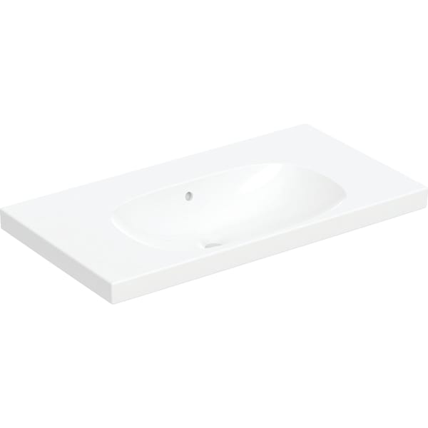 GEBERIT Acanto Waschtisch mit Ablagefläche #500.624.01.2 - weiß