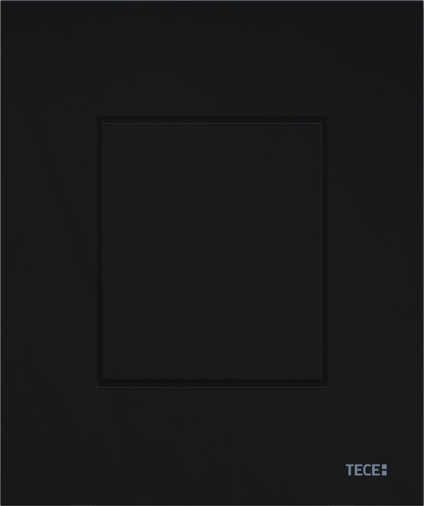 TECE TECEnow Urinal-Betätigungsplatte inklusive Kartusche, Schwarz glänzend #9242403