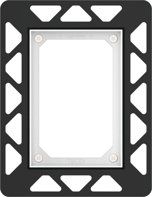 TECE TECEfilo Einbaurahmen für flächenbündige Montage, Schwarz #9242042