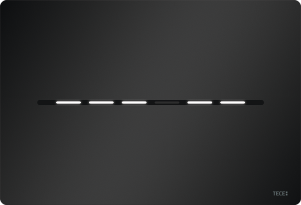 TECE TECEsolid WC-Elektronik mit berührungsloser Auslösung, 12 V-Netz, Schwarz matt #9240455