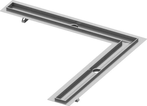 TECE TECEdrainline Winkelrinne mit Seal System Dichtband, 1200 x 1200 mm #611200