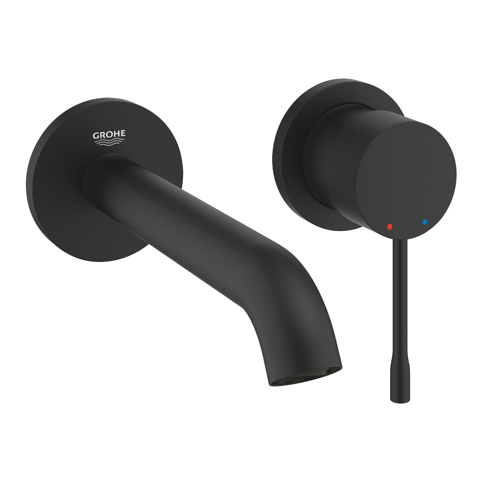 GROHE Essence 2-Loch-Waschtischbatterie #29192KF1 - phantom black