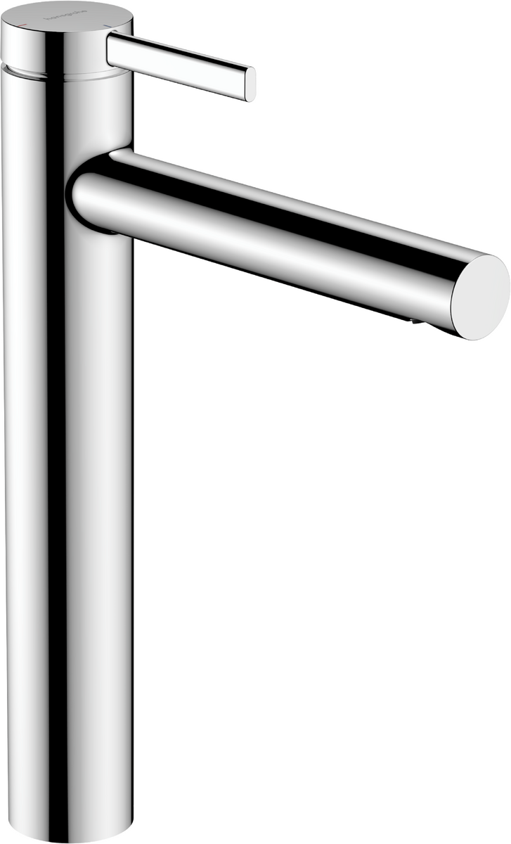 HANSGROHE Zesis S Einhebel-Waschtischmischer 230 CoolStart für Aufsatzwaschtische mit Push-Open Ablaufgarnitur #74732000 - Chrom