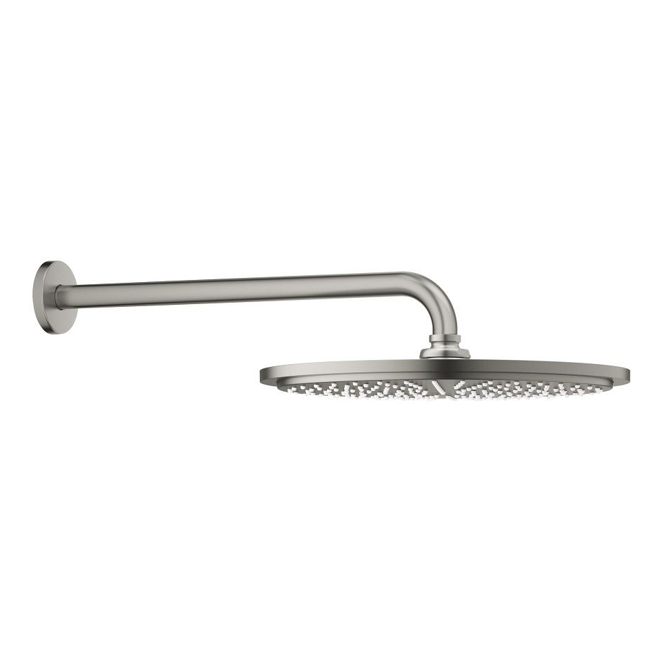 GROHE Rainshower Cosmopolitan 310 Kopfbrause-Set 380 mm, 1 Strahlart #100738MS00 - satin steel