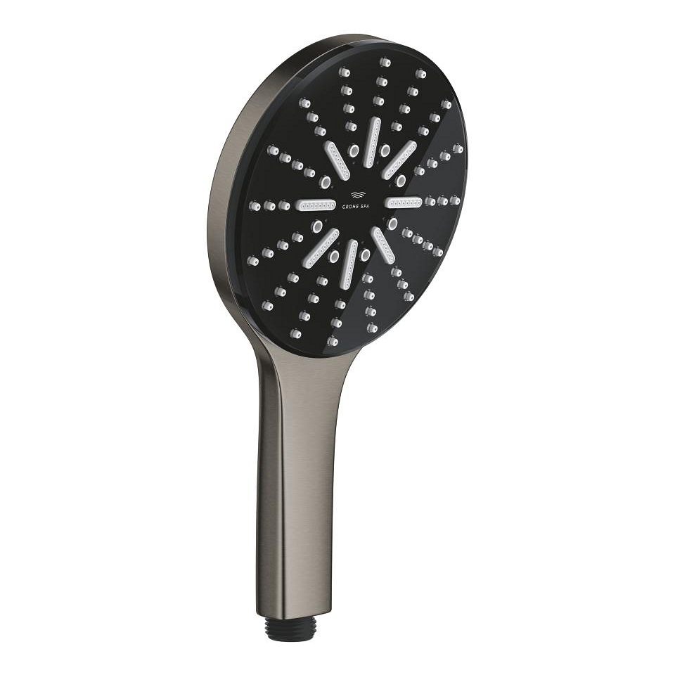 GROHE Rainshower Aqua Handbrause 3 Strahlarten #101676AL00 - hard graphite gebürstet