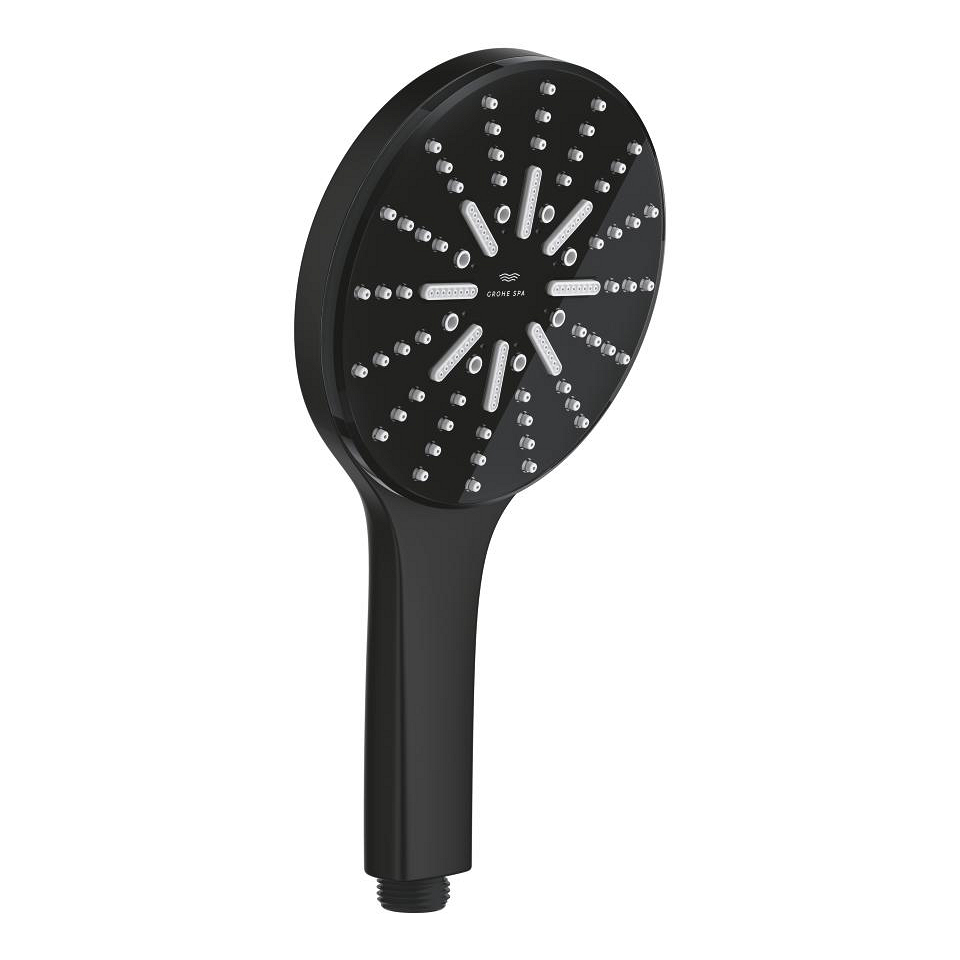 GROHE Rainshower Aqua Handbrause 3 Strahlarten #101676KF00 - phantom black